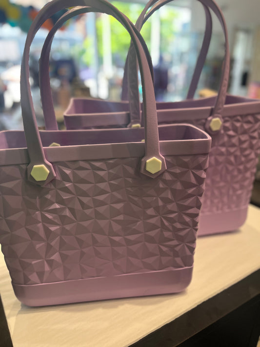 Textured EVA Tote Bag | Lavender