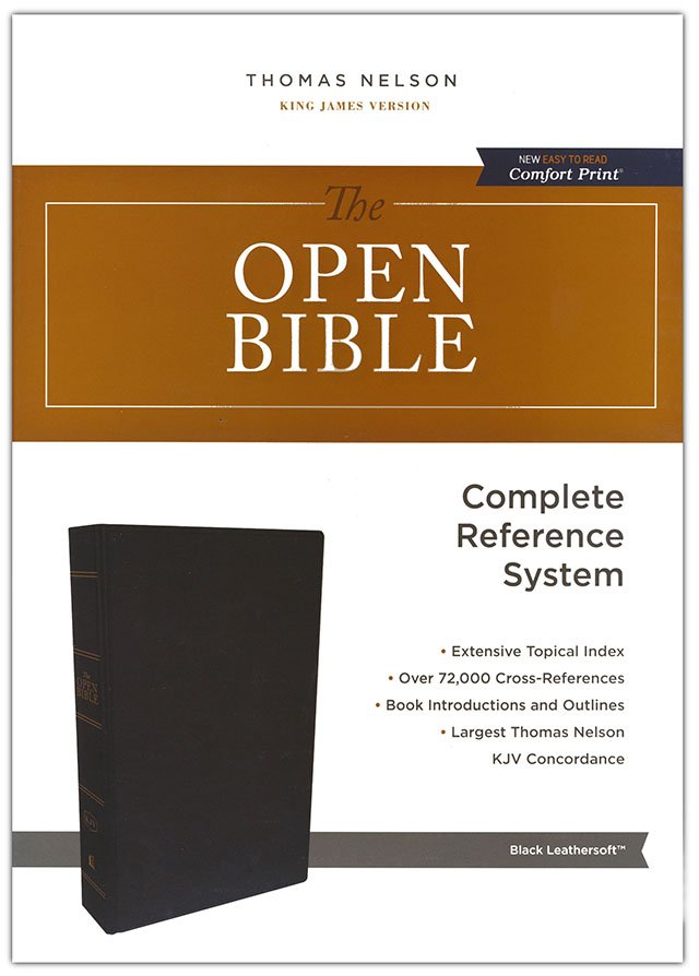 KJV The Open Bible, Comfort Print