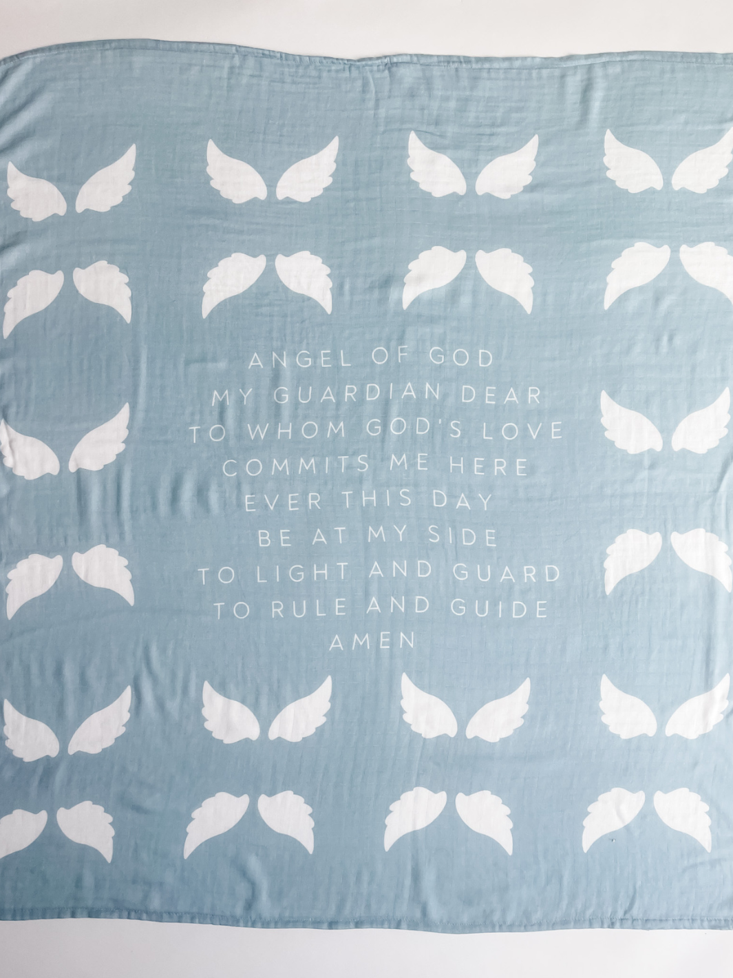 Guardian Angel Baby Swaddle | Blue