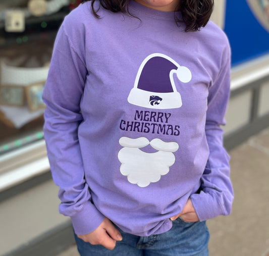 K-State Merry Christmas Long Sleeve T-Shirt