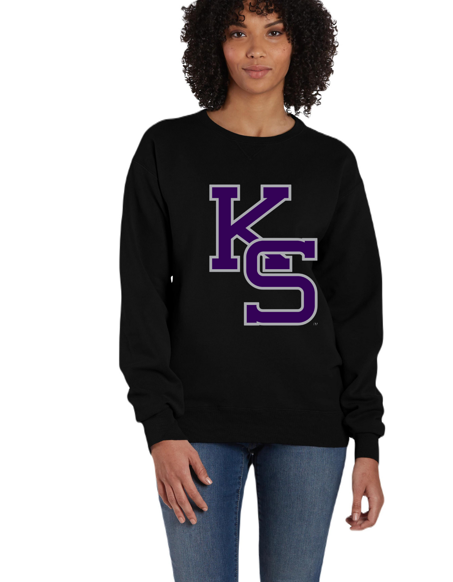 KS Logo Crew Sweatshirt | Black