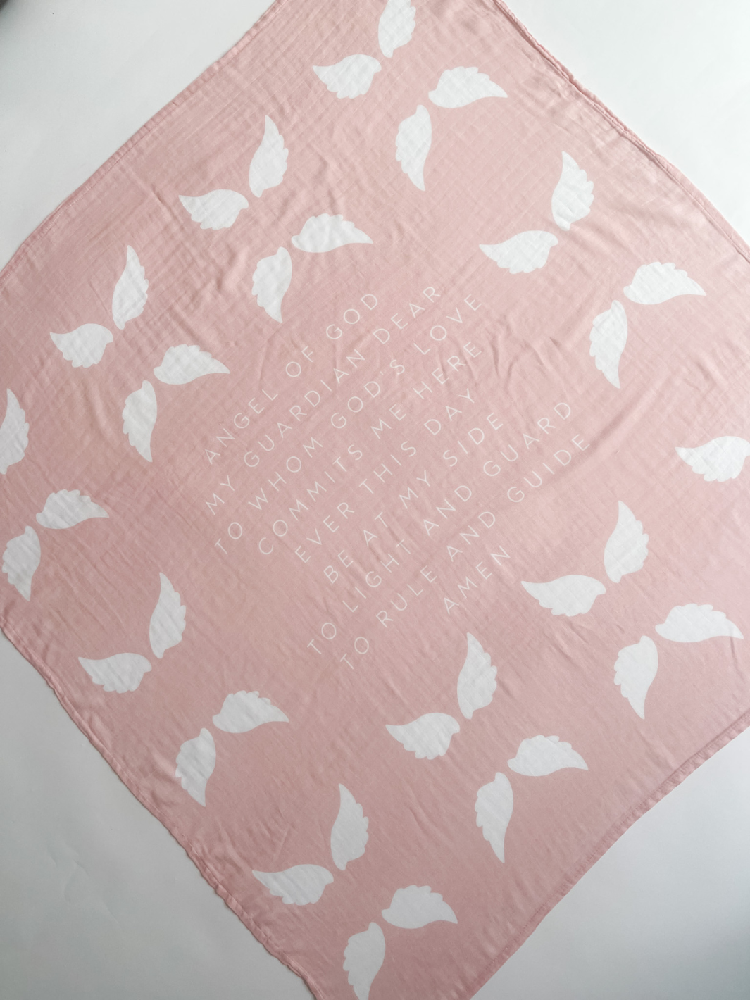 Guardian Angel Baby Swaddle | Pink