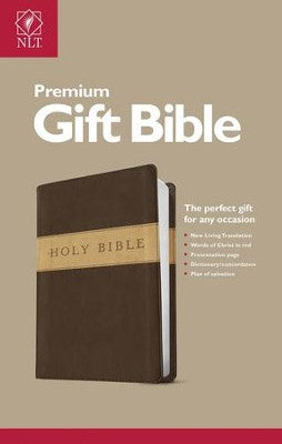 NLT Premium Gift Bible | Brown