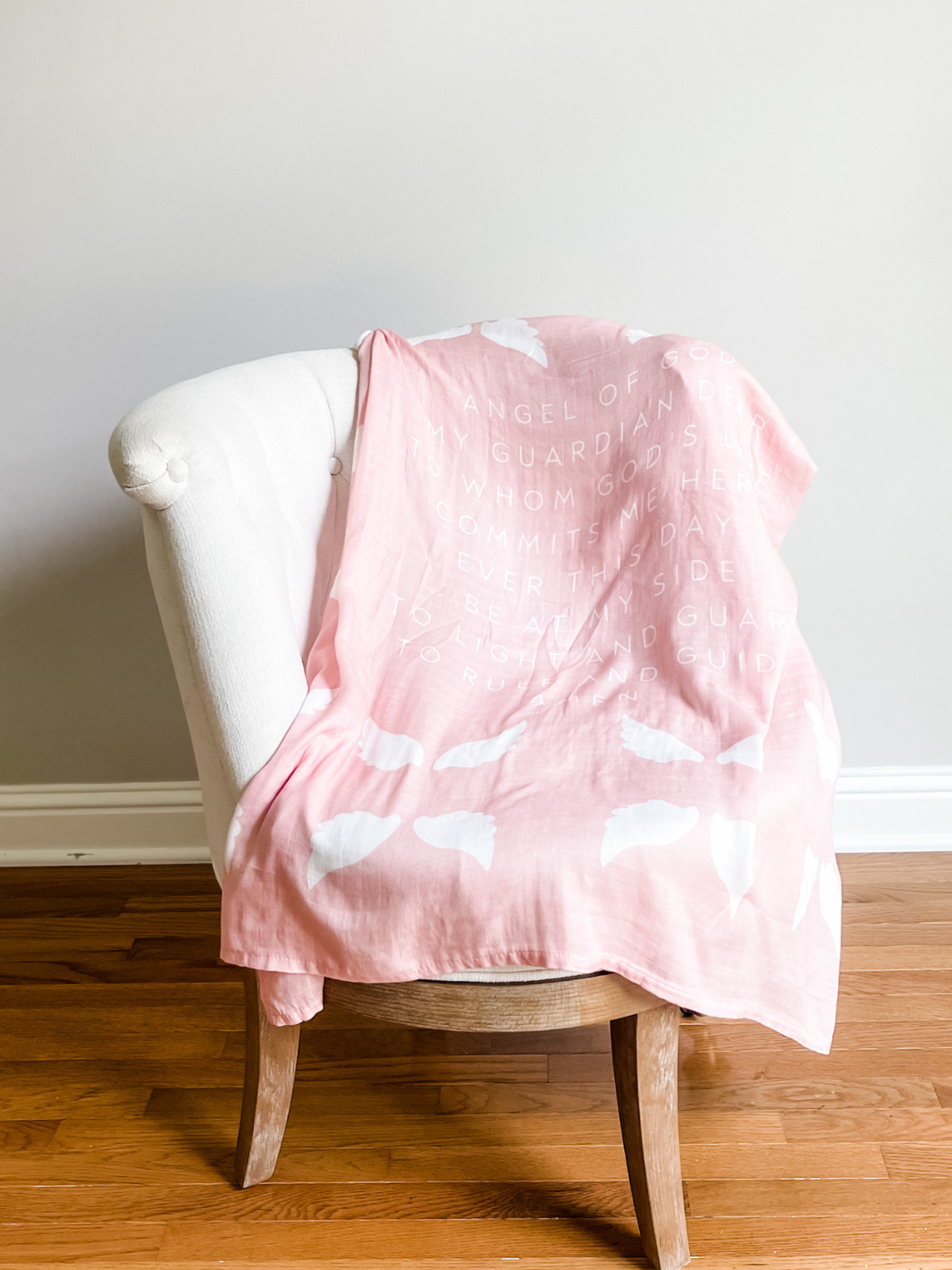 Guardian Angel Baby Swaddle | Pink