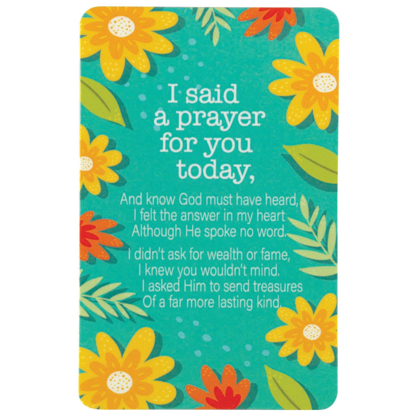 Pocket Card I Said A Prayer For (She)