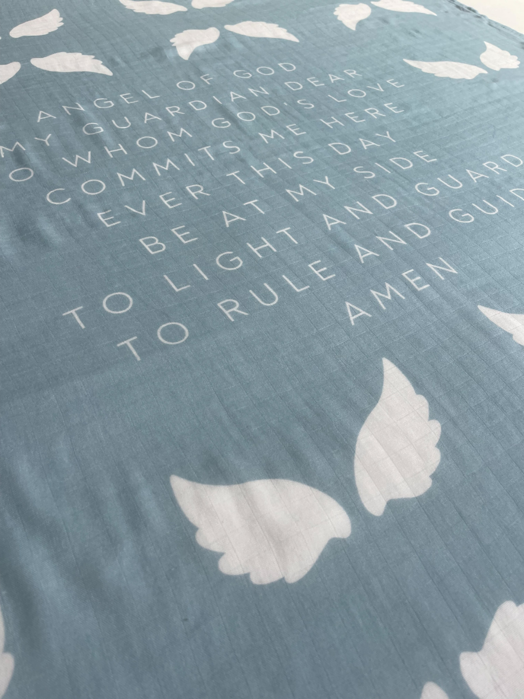 Guardian Angel Baby Swaddle | Blue