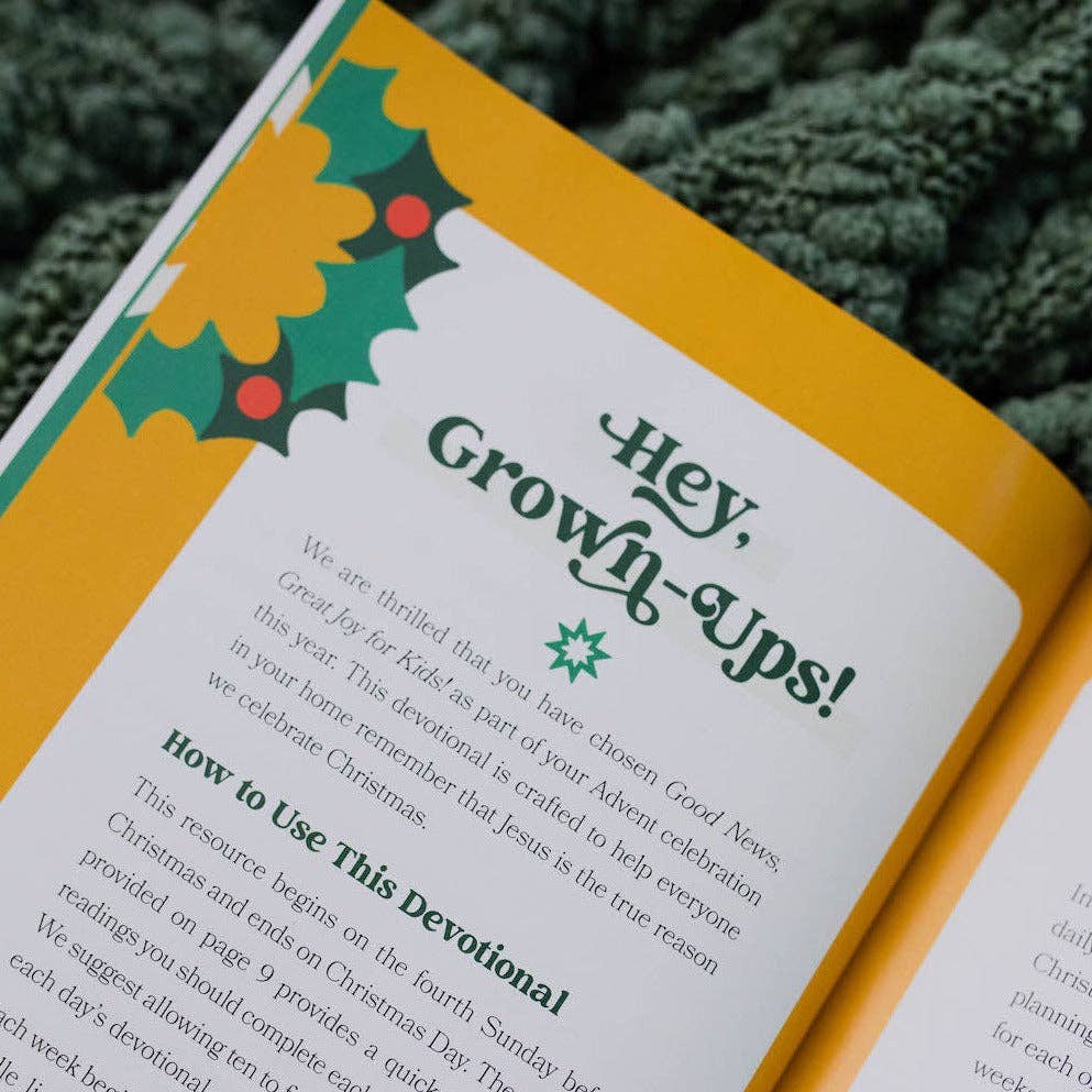Good News, Great Joy For Kids | A Family Advent Devotional