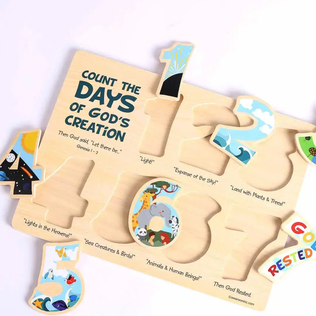 7 Days of Creation Wood Puzzle