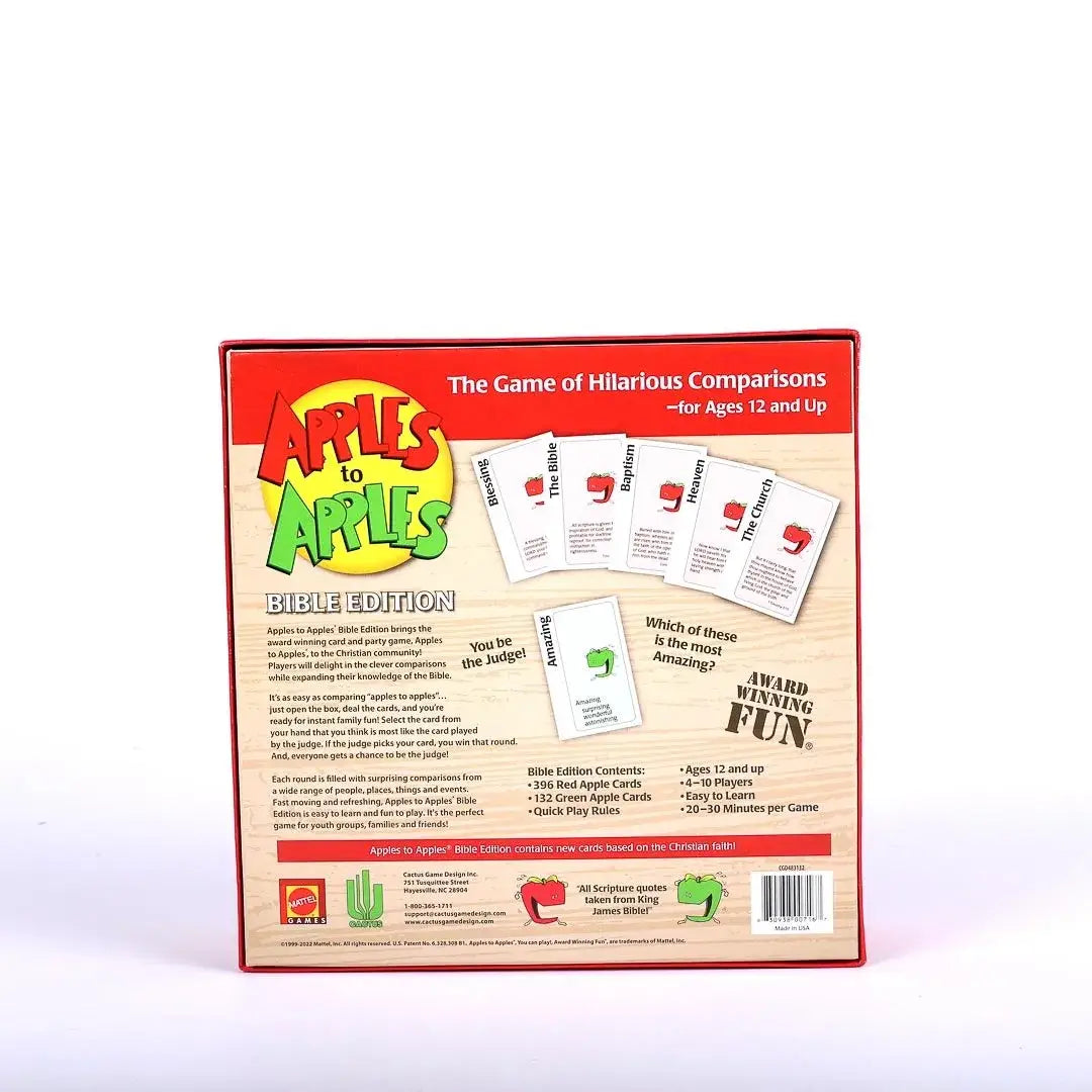 Apples To Apples Game | Bible Edition