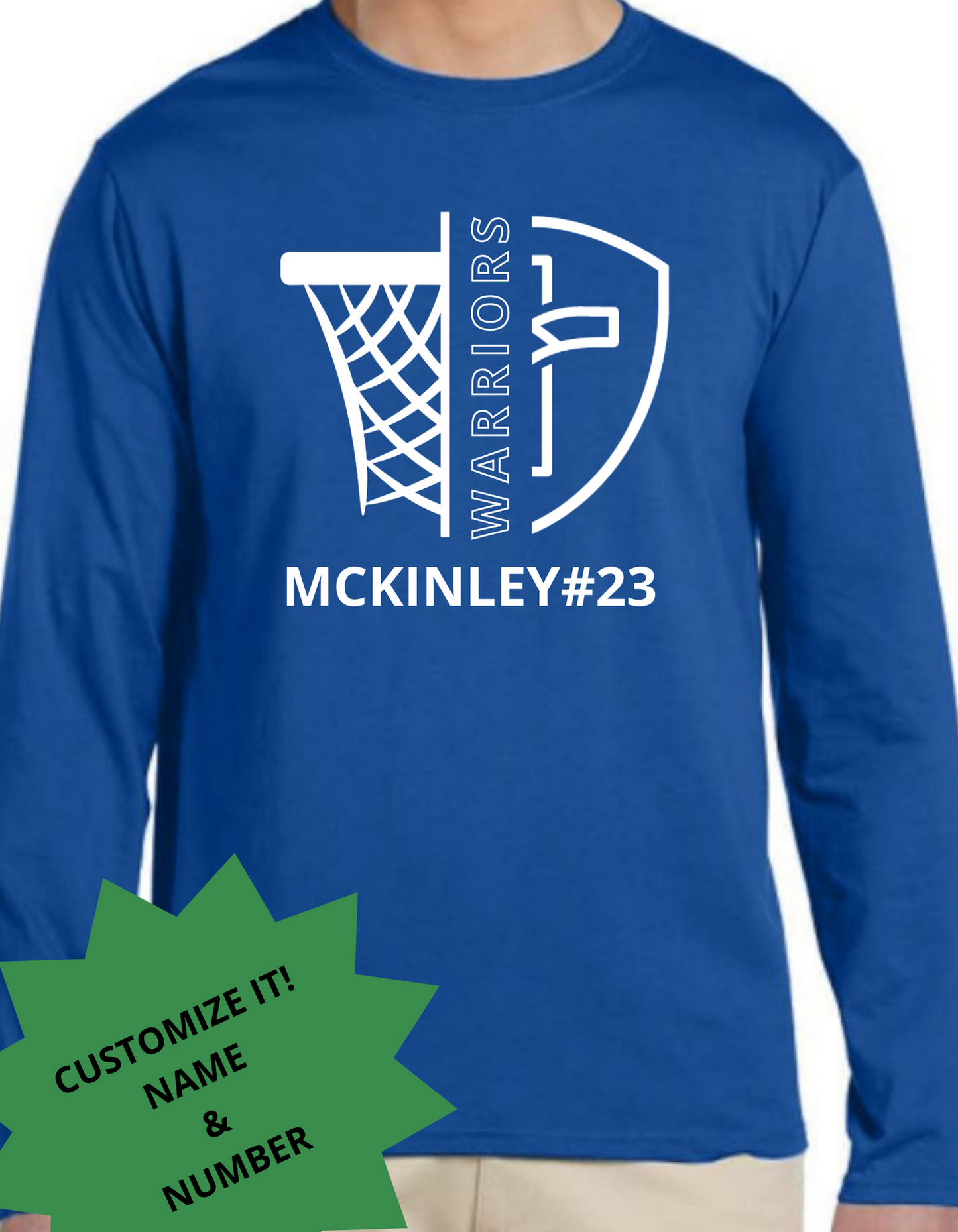 FHCS Custom Basketball Long Sleeve T-Shirt