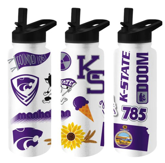 K-State 34oz Native Quencher Bottle