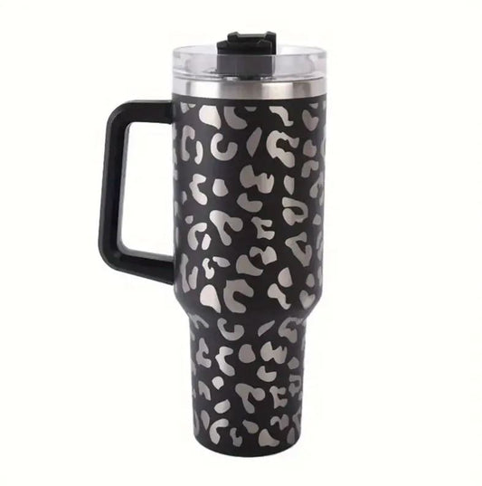 40oz Leopard Hydrating Tumbler