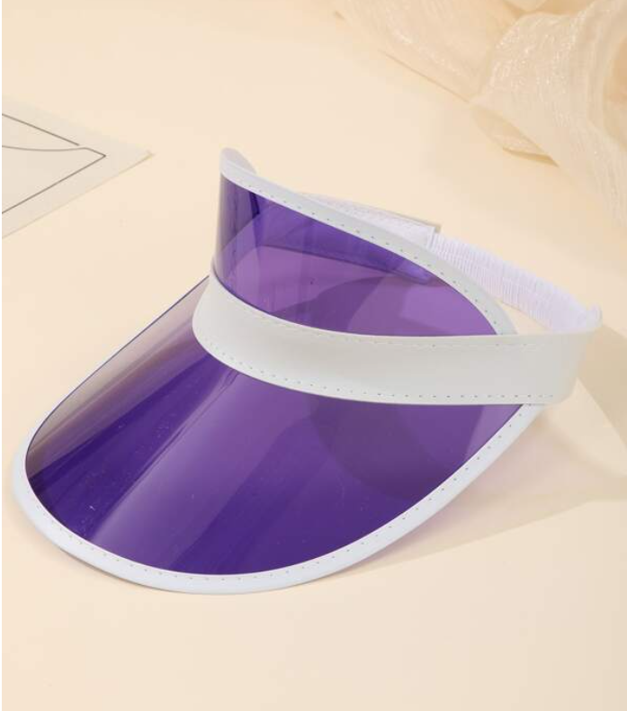 Purple Vinyl Visor