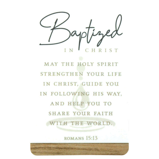 Baptized In Christ Pocket Card