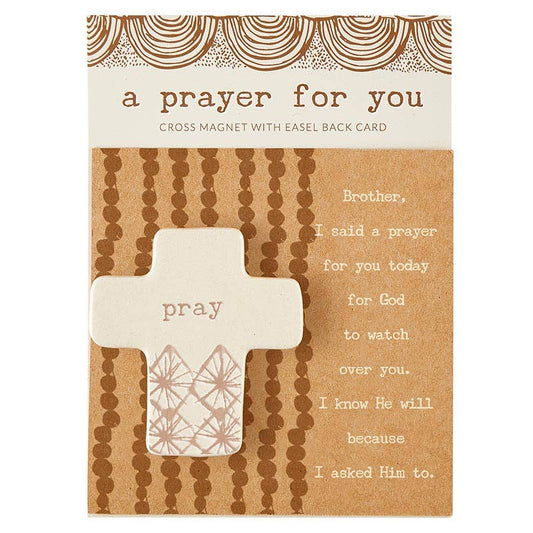 Prayer For You Cross Magnet - Brother