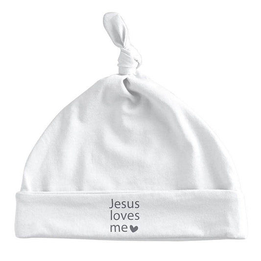Jesus Loves Me Knotted Cap