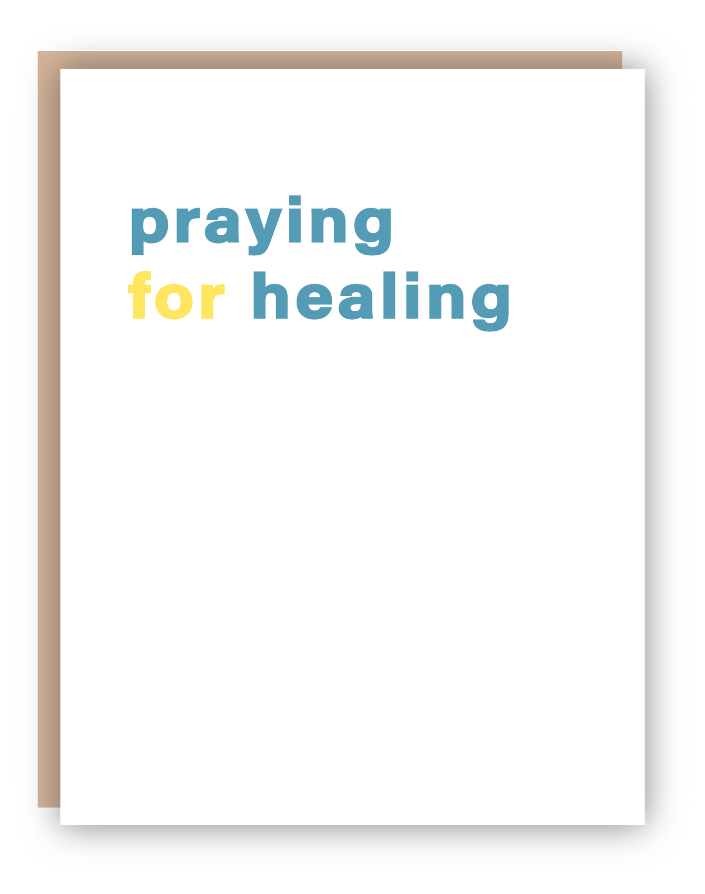 PRAYING FOR HEALING Card