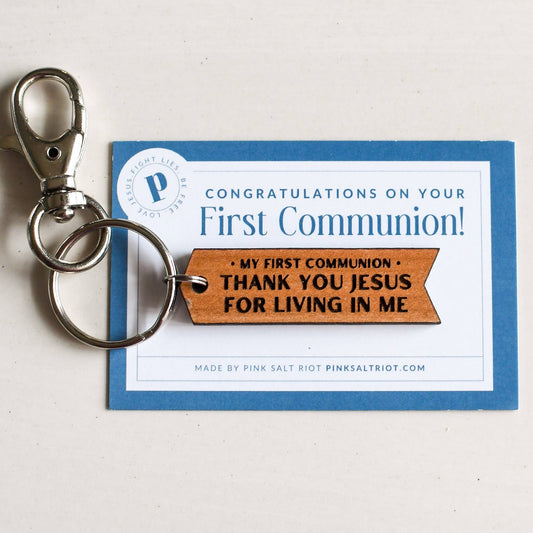 First Communion Keychain