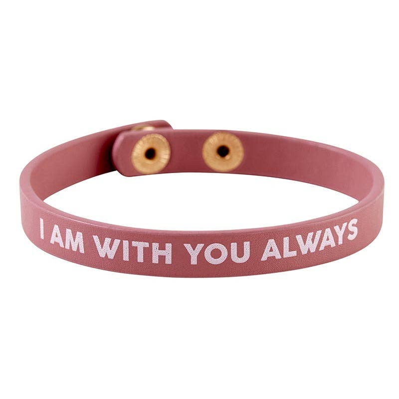 Snap Bracelet I Am With You Always