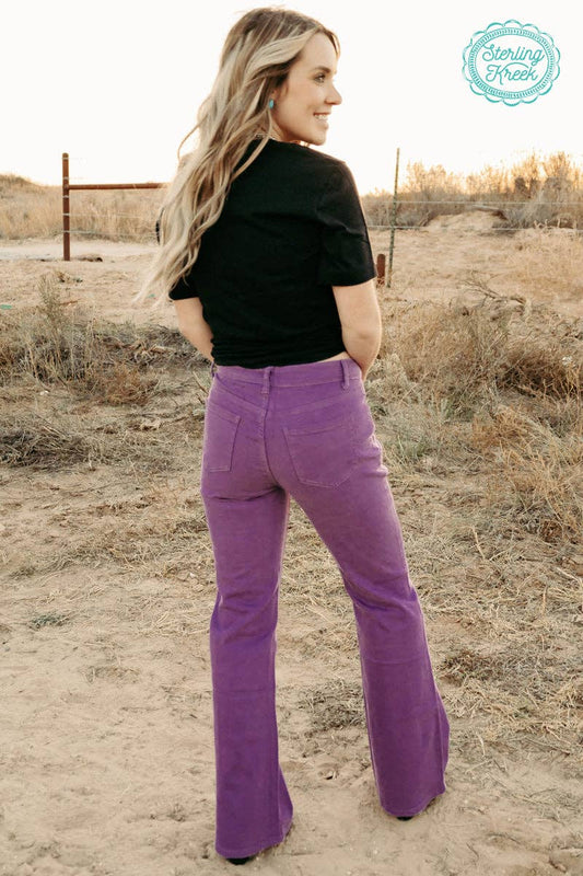 Walking West Denim Jeans | Purple