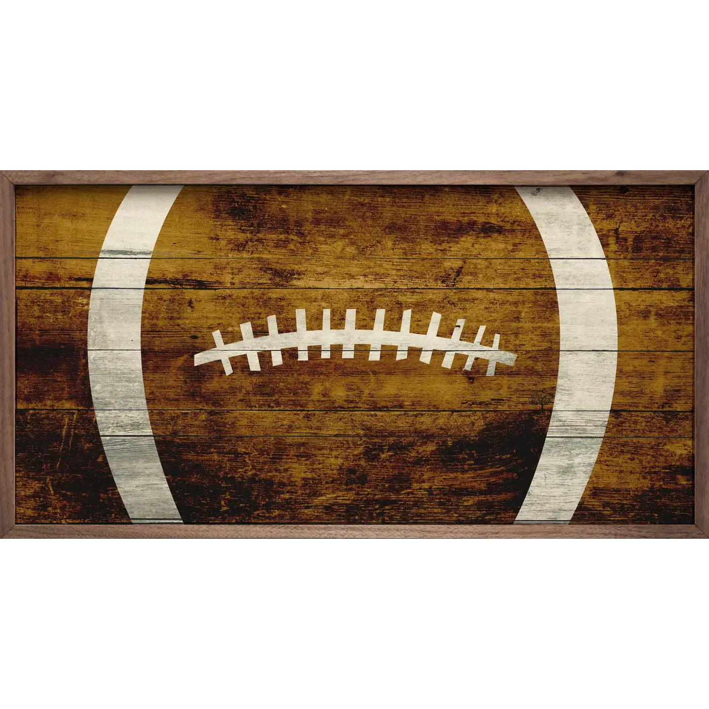 Football Wood Print