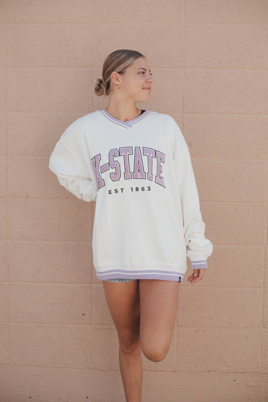 K-State Varsity V-Neck Pullover