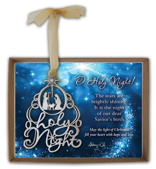 O Holy Night Nativity Ornament