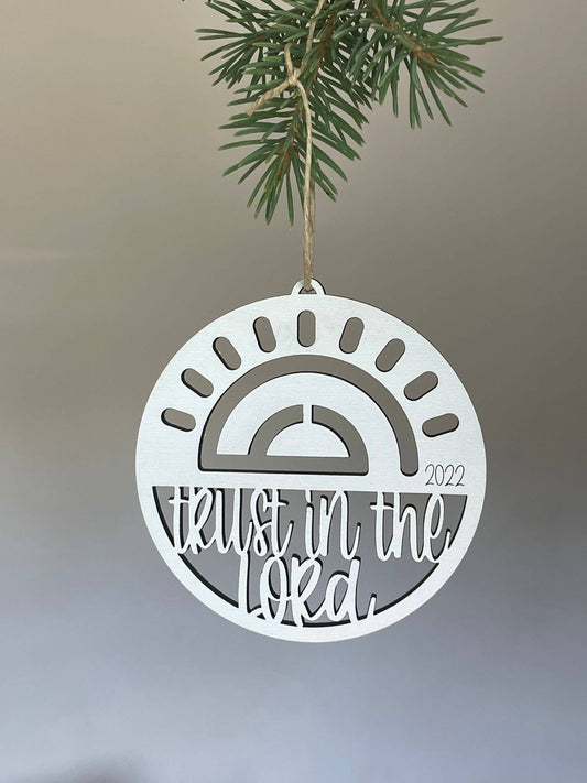 Trust In The Lord Christmas Ornament