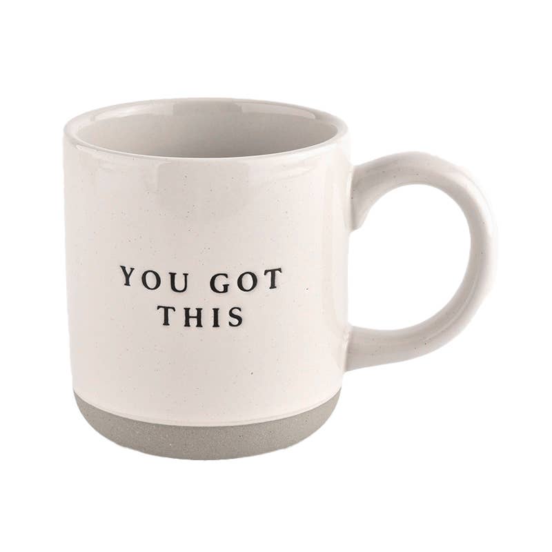 You Got This Cream Stoneware Coffee Mug