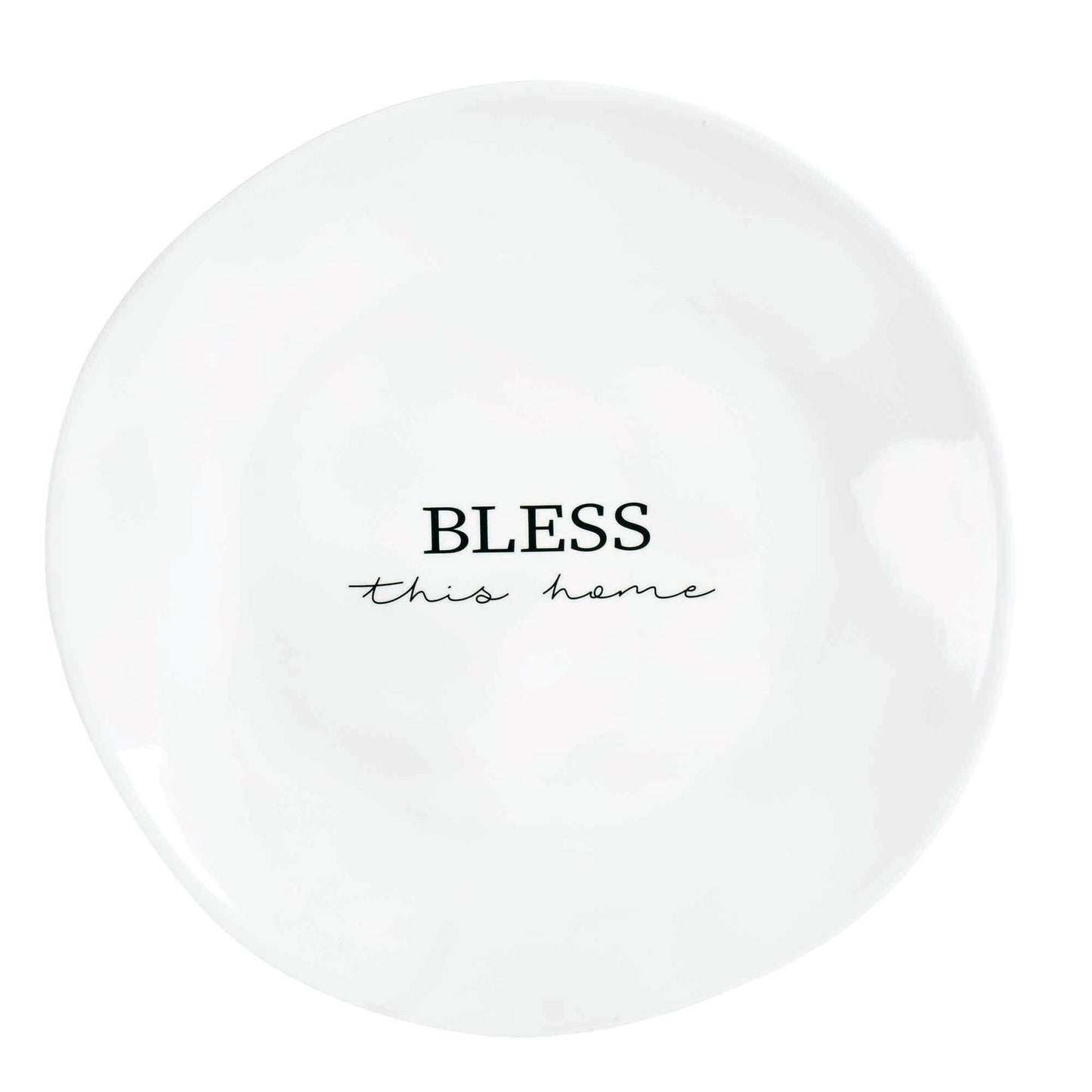 Bless This Home Melamine Platter Plate
