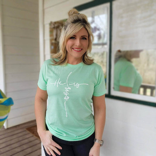 He is Risen T-Shirt | Mint