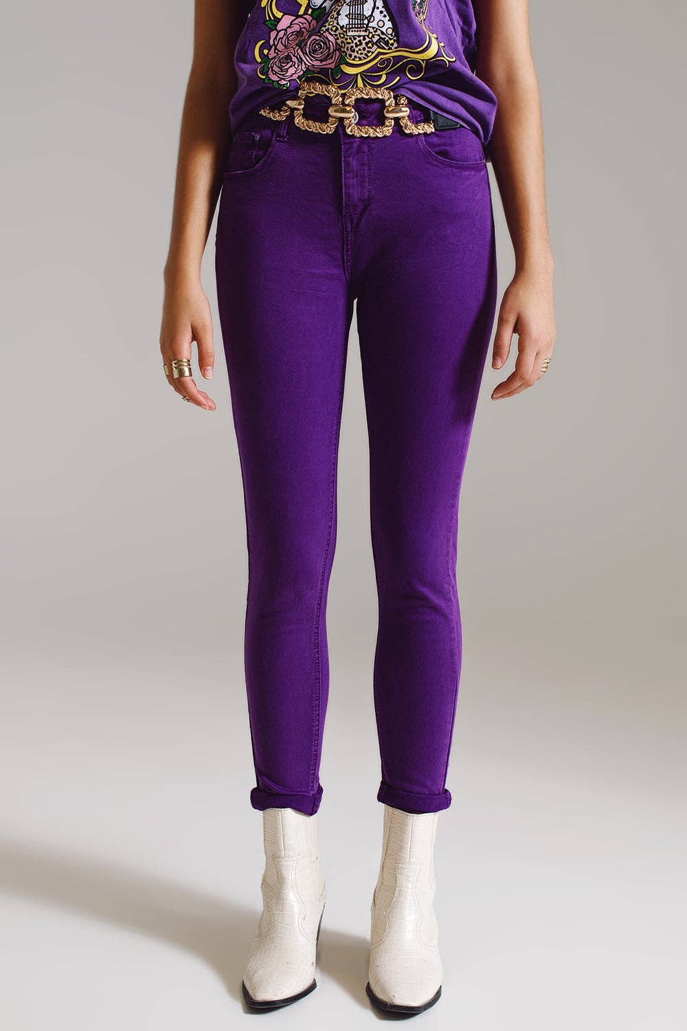 Skinny Jeans | Purple