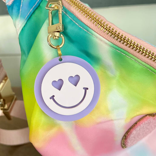 Smiley Heart Eyes Charm