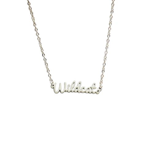 K-State Wildcats Script Necklace