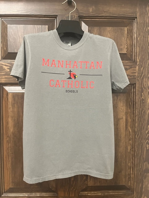 MCS Grey Mascot T-Shirt