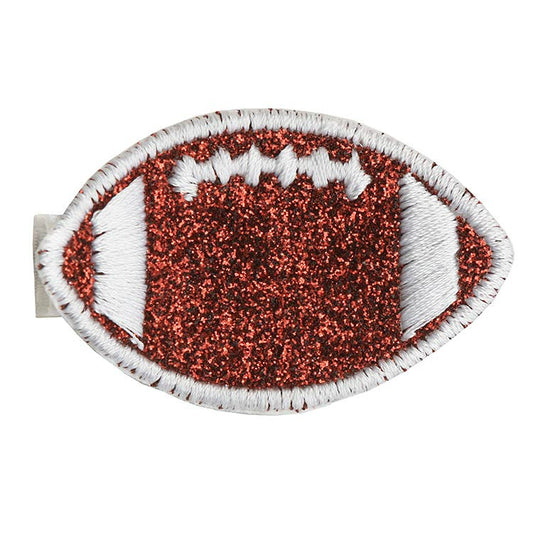 Glitter Football Clip