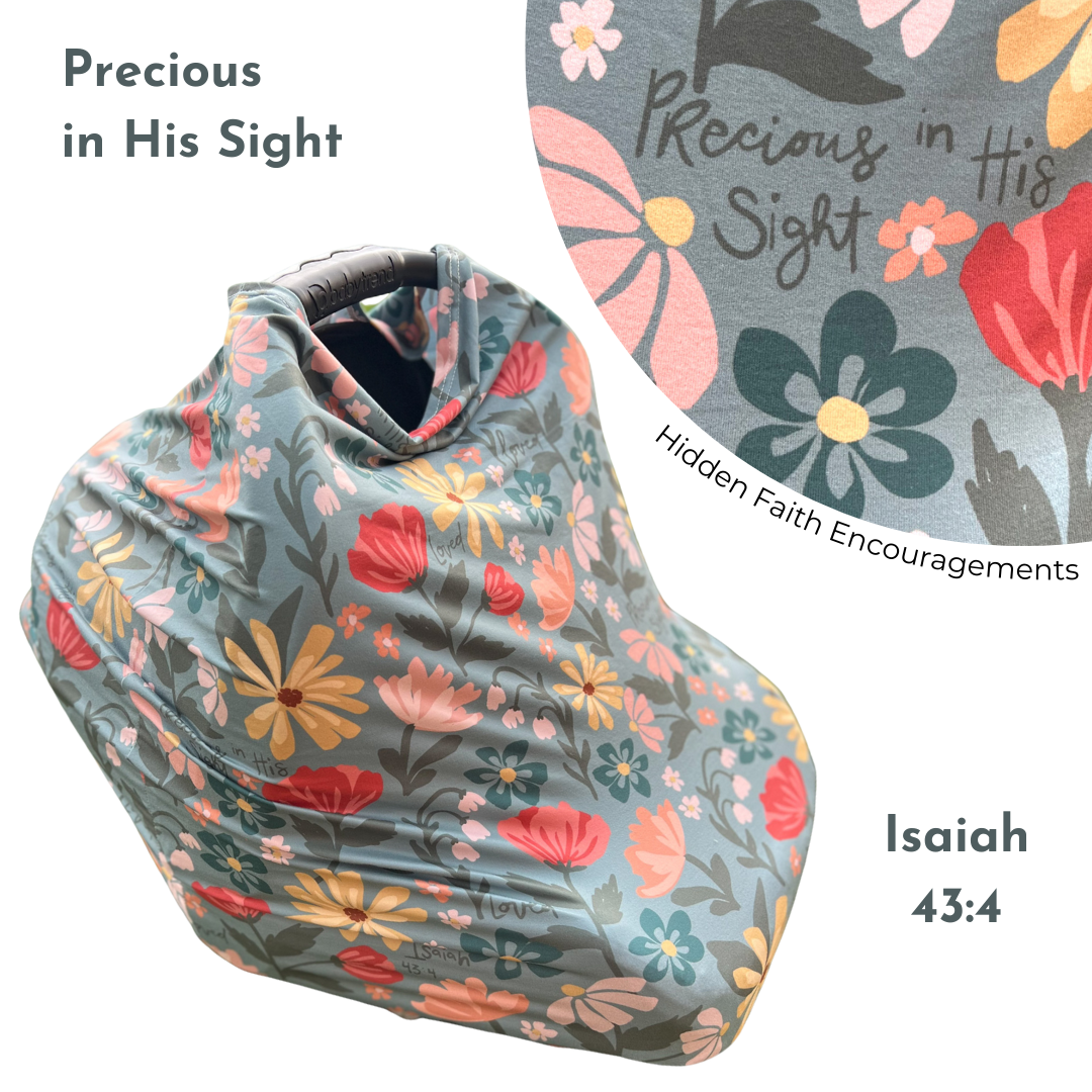 Carseat Nursing Cover: Covered in Faith