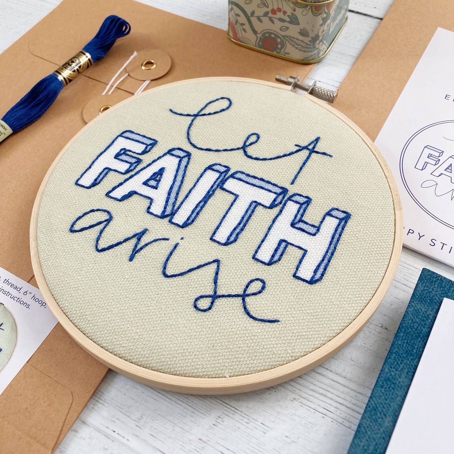 Let Faith Arise Christian Embroidery Kit