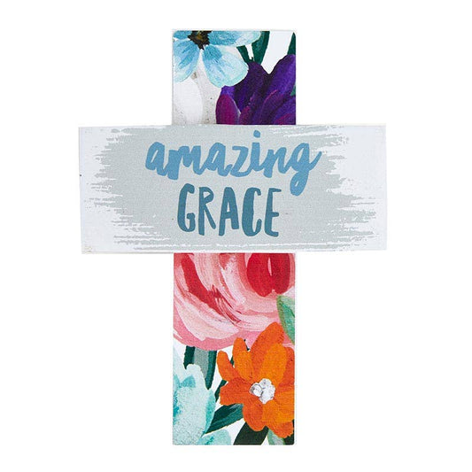 Amazing Grace Easel Cross