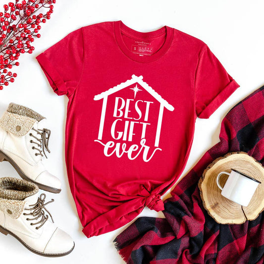 Best Gift Ever T-Shirt | Christmas Red