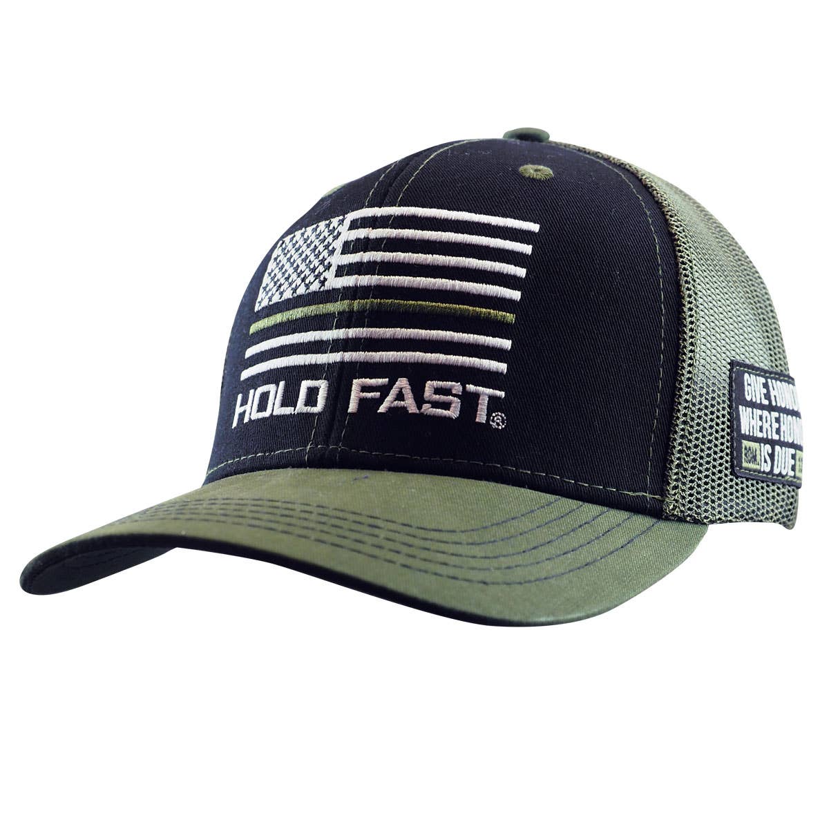 HOLD FAST Military Flag Mens Cap