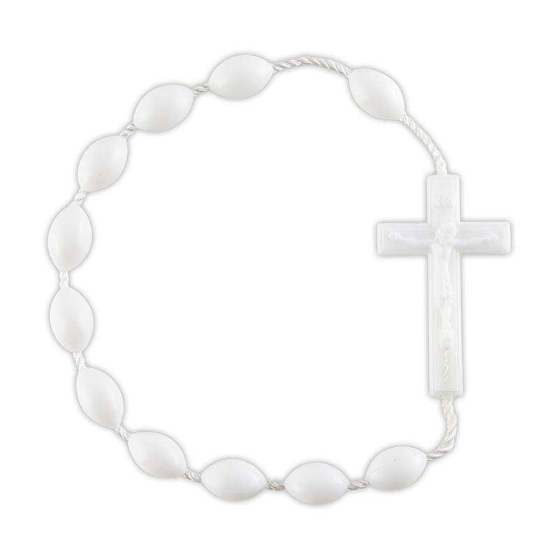 Hand Rosary | White
