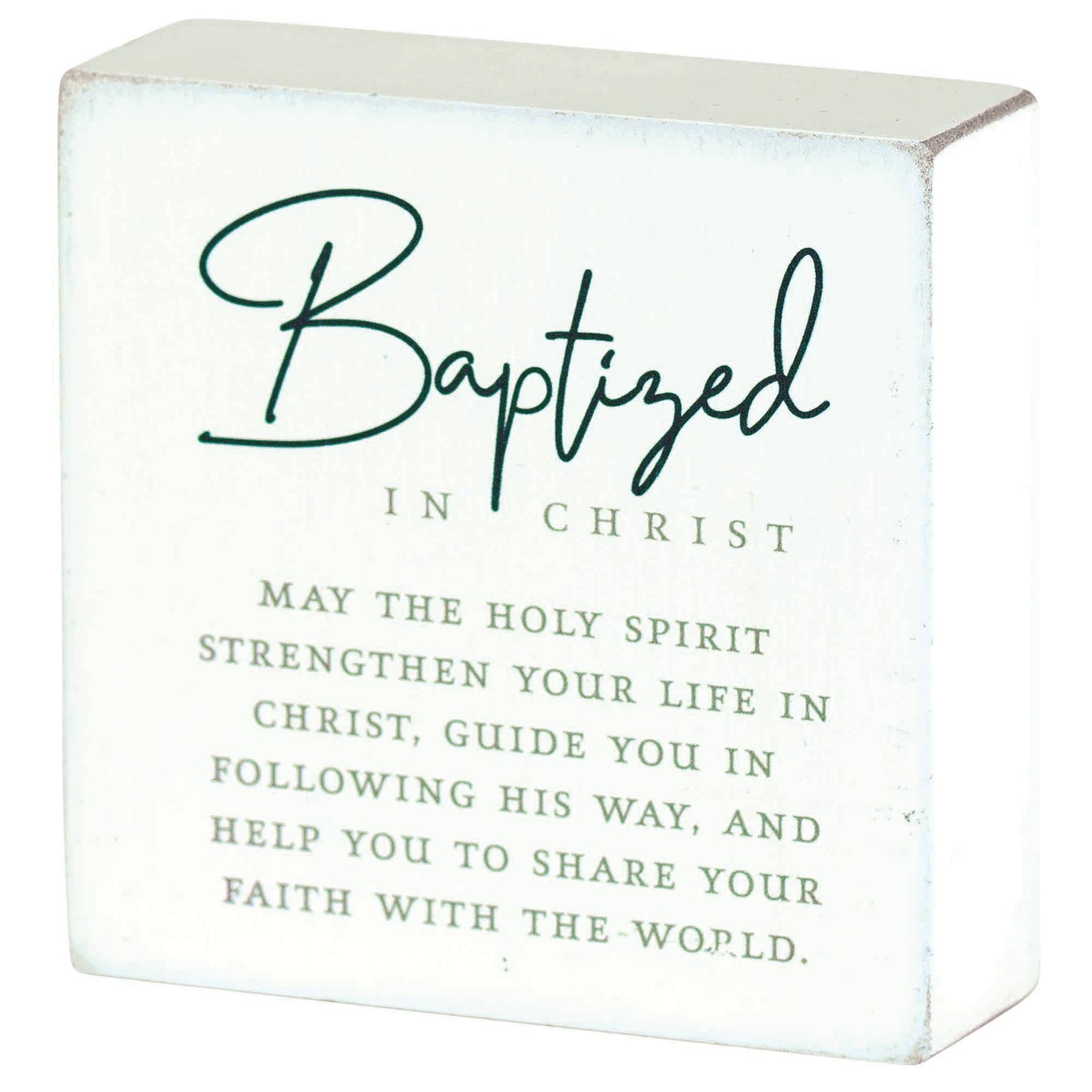 Tabletop Plaque Baptized In Christ