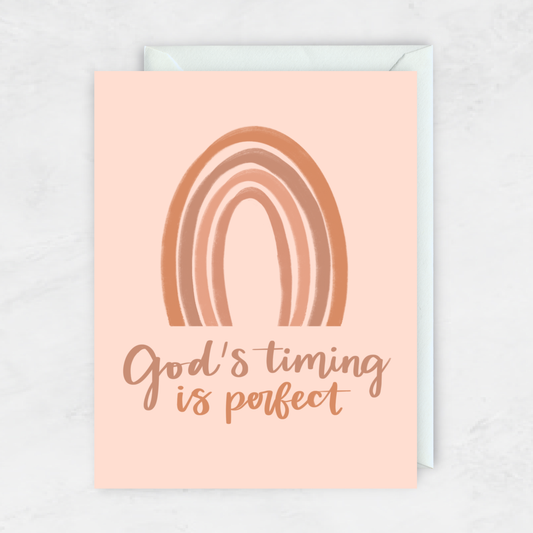 God's Timing Is Perfect Card