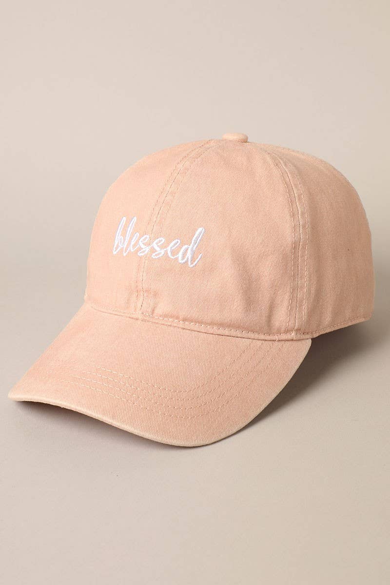 Blessed Baseball Cap | Pink