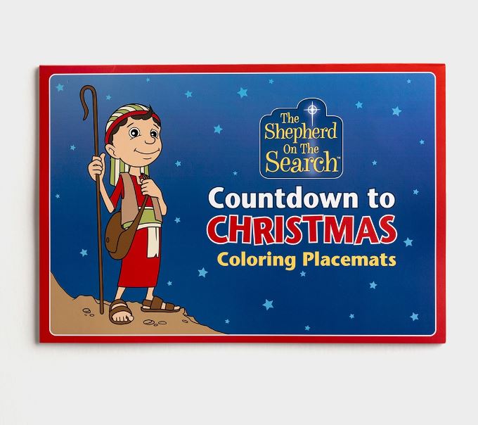 The Shepherd on the Search: Countdown to Christmas Coloring Placemats